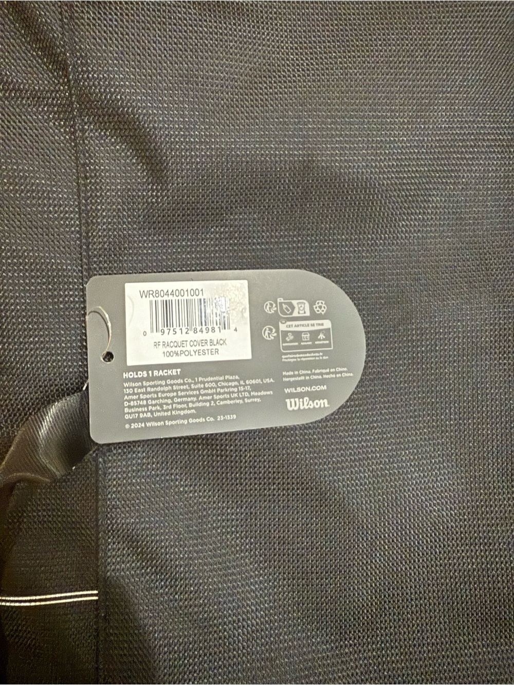 Wilson RF Tennis Racket Cover - Picture 2 of 3